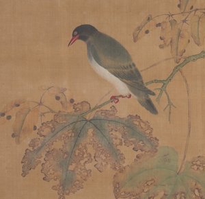 طائر على فرع. بواسطة غير معروف
