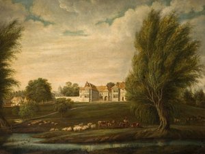 قاعة بيردينجبيري ، وارويكشاير ، 1800. بواسطة غير معروف