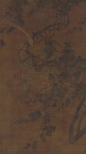 الطيور والعنب والزهور ، سلالة مينغ ، 1368-1644. بواسطة غير معروف