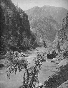 الوادي الأسود من Gunnison ، العقيد ، c1897. بواسطة غير معروف