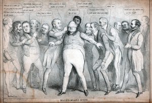 Blind Mans Buff ، أوائل القرن التاسع عشر بواسطة غير معروف