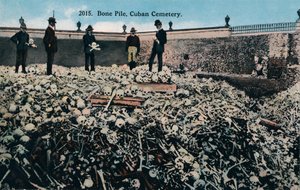 Bone Pile ، المقبرة الكوبية ، c1910 بواسطة غير معروف