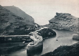 Boscastle - منظر للميناء ، 1895 بواسطة غير معروف