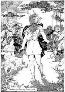 الجزء السفلي في المشهد من William Shakespeares Midsummer Nights Dream ، 1898 بواسطة غير معروف