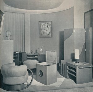 Boudoir من صالون الفنانين للديكور ، 1929 ، من قبل DIM ، c1930. بواسطة غير معروف