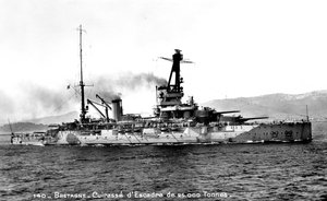 المداعبة الفرنسية Bretagne من 25،000 طن ، c1915-1940 بواسطة غير معروف