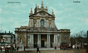 كنيسة برومبتون ، لندن ، c1910. بواسطة غير معروف