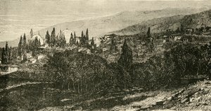 بروسة ، العاصمة القديمة لتركيا ، 1890. بواسطة غير معروف