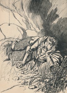 بروس مشاهدة العنكبوت ، c1907 بواسطة غير معروف