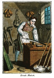 صانع الفرشاة ، 1823 بواسطة غير معروف