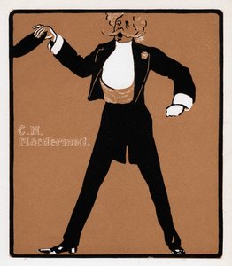 CH MacDermott 1845-1901 ، نجمة قاعة الموسيقى ، أواخر القرن التاسع عشر بواسطة غير معروف