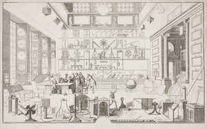 Cabinet de Geometrie de Mr LE CLERC - مراكز الأبحاث المعمل الفيزيائي لأكاديمية العلوم ، باريس ، عام 1700 بواسطة غير معروف