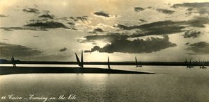القاهرة - أمسية على النيل ، ج1918 - ج 3939. بواسطة غير معروف