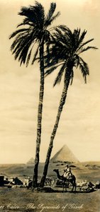 القاهرة - أهرامات جرزة ، c1918-c1939. بواسطة غير معروف