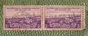 معرض كاليفورنيا الدولي للمحيط - طابع بريد أمريكي ، c1935 بواسطة غير معروف