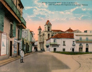 Calle Empedrado، Old Havana، Cuba، c1920 بواسطة غير معروف