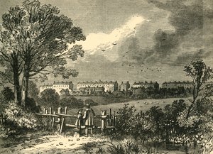 مدينة كامدن ، من طريق هامبستيد ، مارليبون ، 1780 ، c1876. بواسطة غير معروف