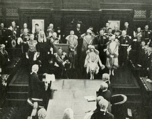 كانبيرا ، أستراليا. أصحاب الجلالة يفتتحون أول برلمان اتحادي ، 9 مايو 1927 ، 1937. بواسطة غير معروف