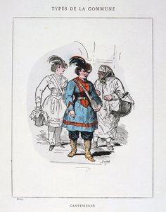 كانتينيرز ، كومونة باريس ، 1871. بواسطة غير معروف