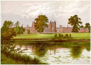 Capesthorne ، تشيشاير ، منزل عائلة دافنبورت ، c1880 بواسطة غير معروف
