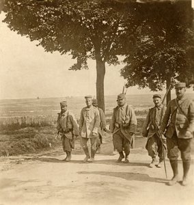 القبض على مطلق النار الألماني ، الشمبانيا ، شمال فرنسا ، c1914-c1918 بواسطة غير معروف