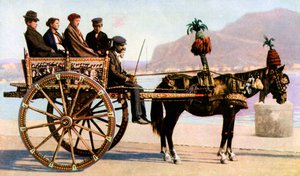 عربة ، باليرمو ، صقلية ، c1923 بواسطة غير معروف