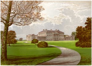 Castle Coole ، Enniskillen ، County Fermanagh ، موطن إيرل بيلمور ، c1880 بواسطة غير معروف