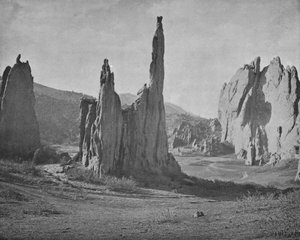 كاتدرائية الأبراج ، حديقة الآلهة ، كولورادو ، الولايات المتحدة الأمريكية ، c1900. بواسطة غير معروف