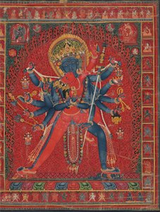 Chakrasamvara وزوجته Vajravarahi ، 1450–1500. بواسطة غير معروف