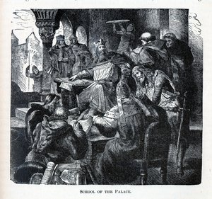 مدرسة شارلمان القصر ، 1882 بواسطة غير معروف