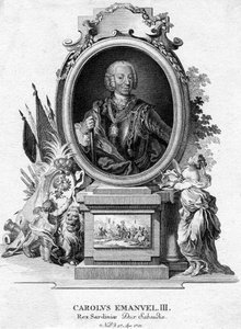 تشارلز إيمانويل الثالث ملك سردينيا ، دوق سافوي وملك سردينيا ، 1701-1773 بواسطة غير معروف