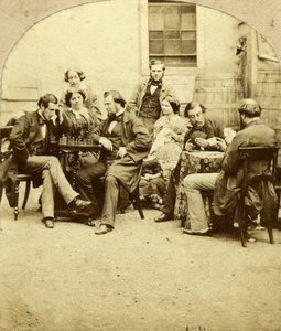 الشطرنج والبطاقات ، c1850s بواسطة غير معروف
