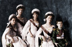أبناء القيصر نيقولا الثاني من روسيا ، c1910. بواسطة غير معروف