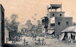 طريق تشيتابور ، كالكوتا ، 1847 بواسطة غير معروف