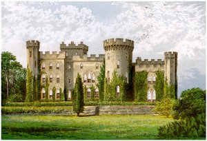 قلعة Cholmondeley ، شيشاير ، منزل ماركيز Cholmondeley ، c1880 بواسطة غير معروف