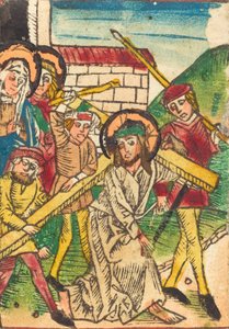 المسيح يحمل الصليب ، ج. 14701480. بواسطة غير معروف