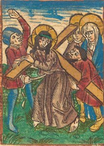 المسيح يحمل الصليب ، ج. 1490. بواسطة غير معروف