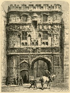 بوابة كنيسة المسيح ، 1898. بواسطة غير معروف