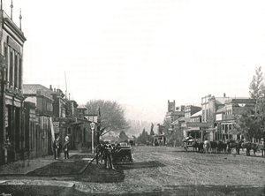 شارع الكنيسة ، ماريتسبورغ ، جنوب أفريقيا ، 1895. بواسطة غير معروف