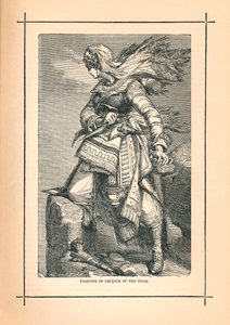 المرأة الشركسية تقاتل من أجل Schamyl ضد الغزو الروسي ، 1839 بواسطة غير معروف