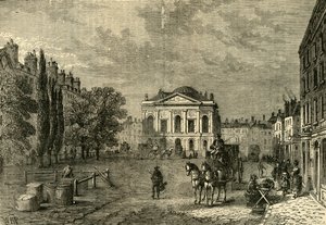 ^ كليركينويل جرين في عام 1789 ، c1872. بواسطة غير معروف