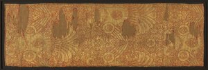 قماش من الذهب: صقور معروضة ، منتصف 1200s. بواسطة غير معروف