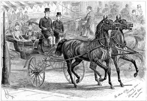 مدرب وخيول 1889 بواسطة غير معروف
