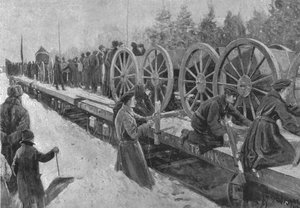 القوات الاستعمارية لجنوب أفريقيا ، 1900: المدفعية الكندية في أوتاوا ، 1901. بواسطة غير معروف