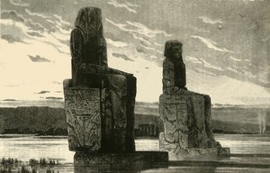 فصول ضخمة في طيبة ، 1890. بواسطة غير معروف