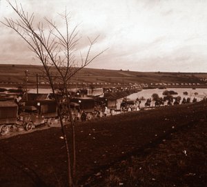 عمود الشاحنات ، فردان ، شمال فرنسا ، c1914-c1918 بواسطة غير معروف