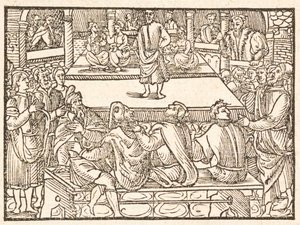 كوميديا تيرينس جان دي روني ، 1552. بواسطة غير معروف