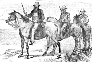 القائد Piet Uys ، من متطوعي الخيالة الترانسفال ، c1880 بواسطة غير معروف