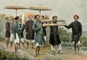 يدين إدانة المشي إلى الضرر ، المشي المدان في العقاب ، 1900. بواسطة غير معروف