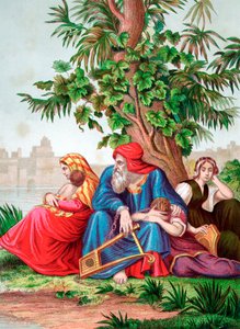 ثبات اليهود في الأسر في بابل ، القرن السادس قبل الميلاد عام 1860 بواسطة غير معروف
